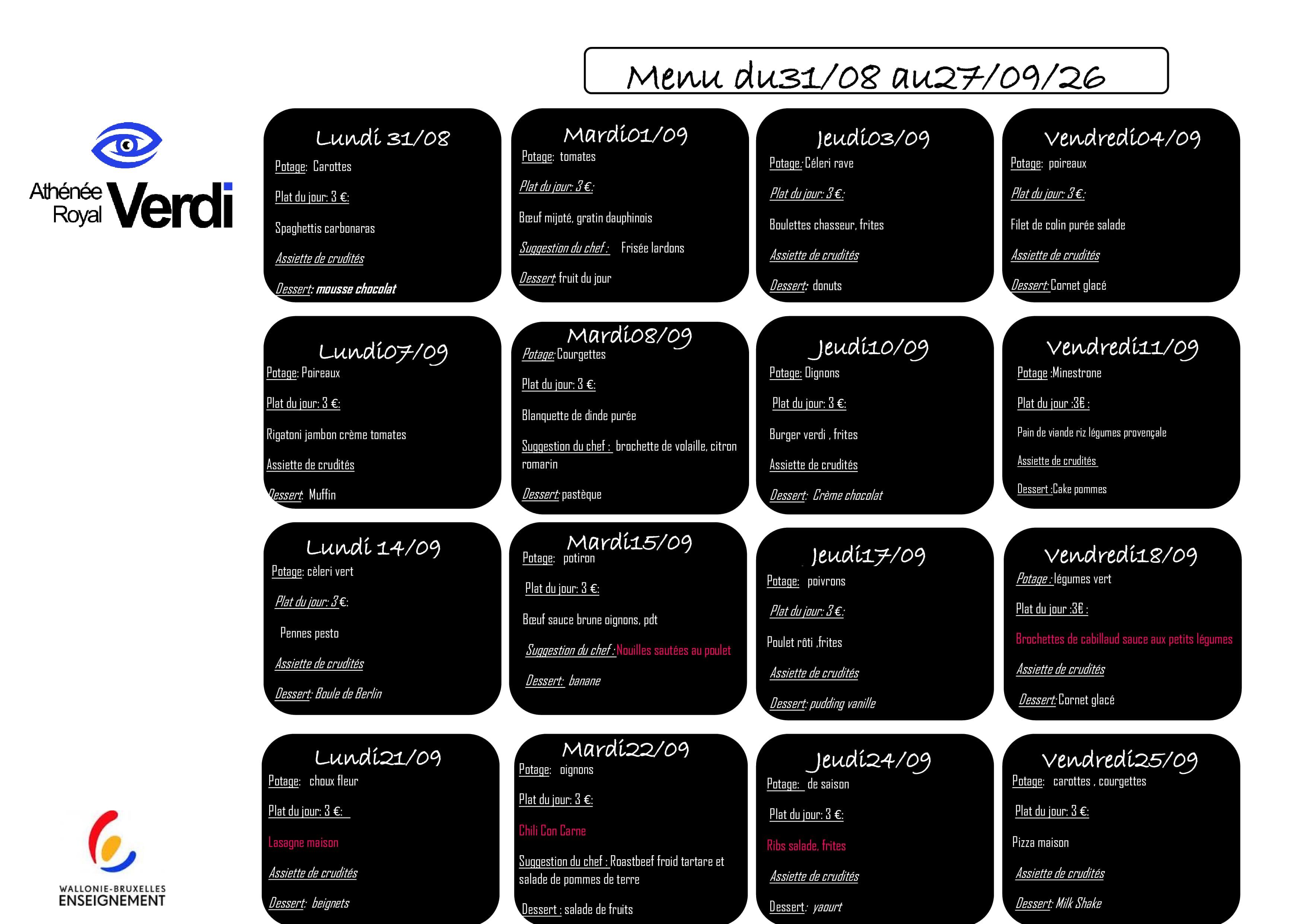 Menu septembre 2026 1